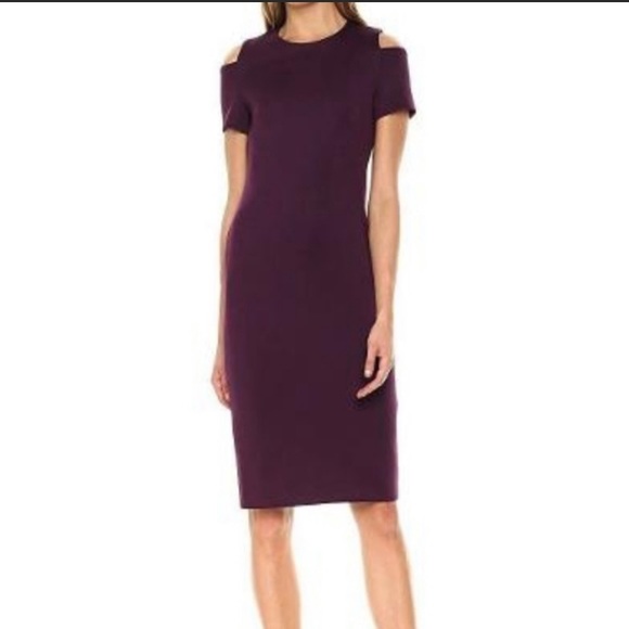 Calvin Klein Dresses & Skirts - Calvin Klein Cold Shoulder Sheath Dress